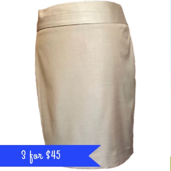 The Limited Dresses & Skirts - The Limited Tan Pencil Skirt
